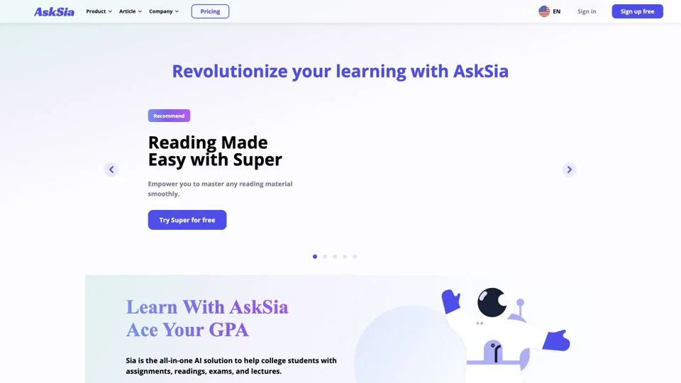 Asksia AI - Your Personal Tutor AI | Best Homework Helper!