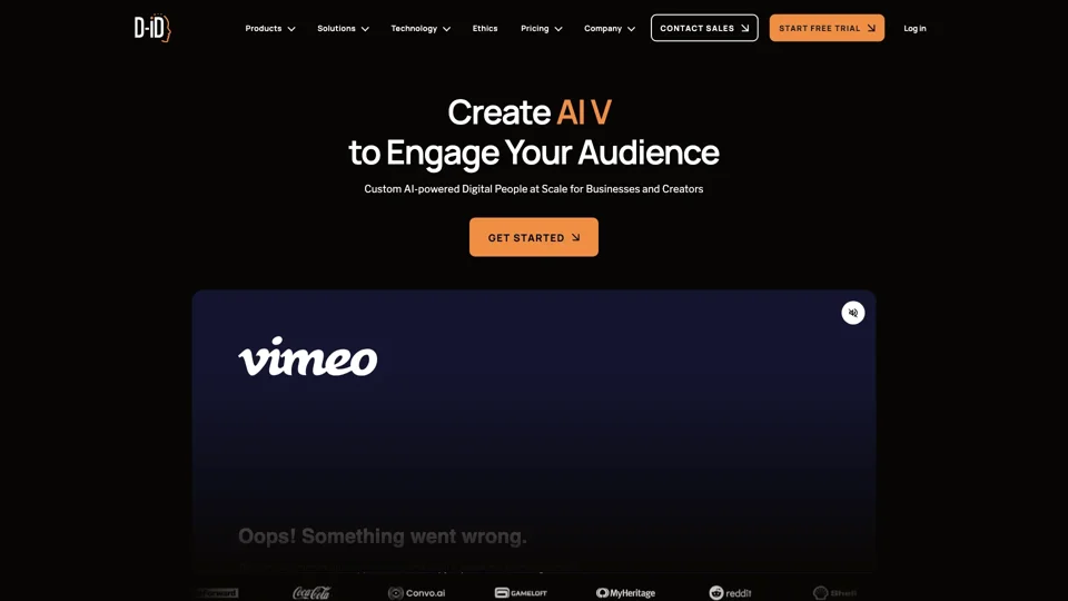 D-ID | The #1 Choice for AI Generated Video Creation Platform