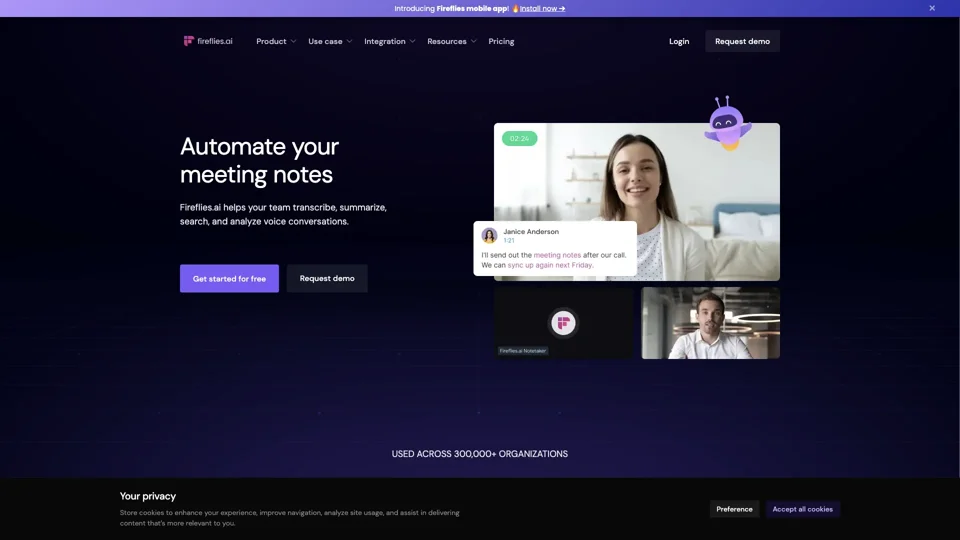 Fireflies.ai | AI notetaker to transcribe, summarize, analyze meetings