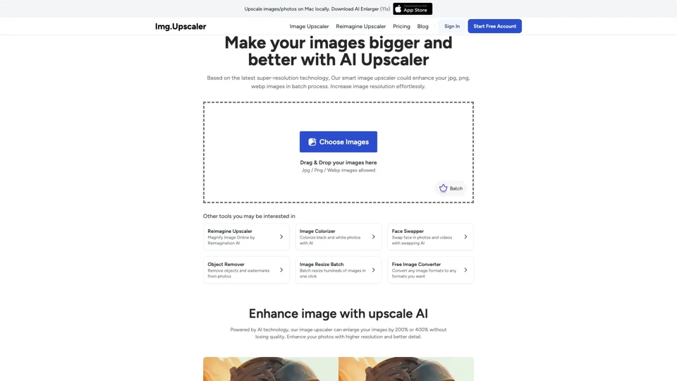 AI Image Upscaler | Upscale Image Online Batch Free