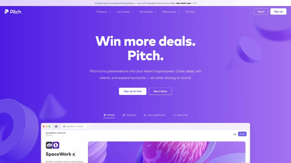 Presentation software for fast-moving teams | Pitch