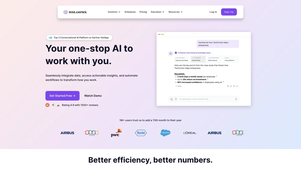 TextCortex: AI Knowledge Base for Enterprises