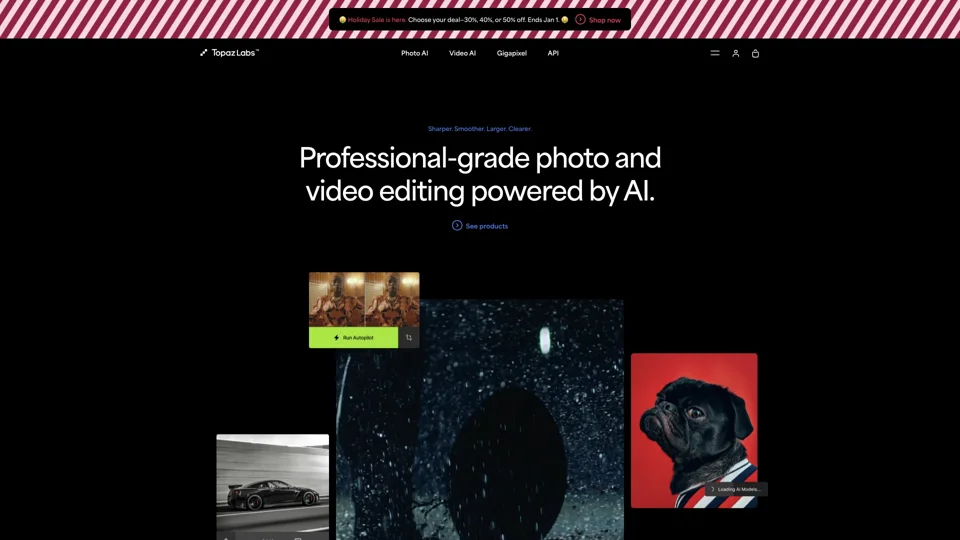 Topaz Labs | Professional-grade photo and video editing powered by AI.