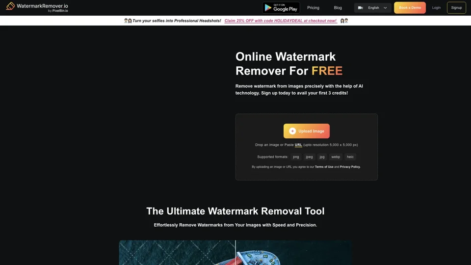 Watermark Remover - Remove Watermarks Online from Images for Free