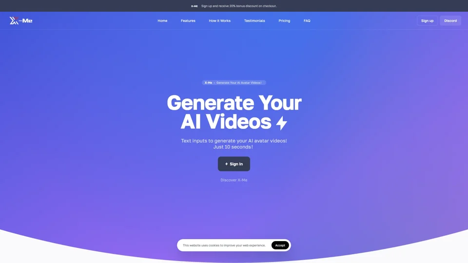 X-Me: Generate Your AI Avatar Videos!